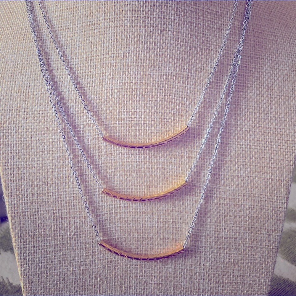 Handmade layered necklace